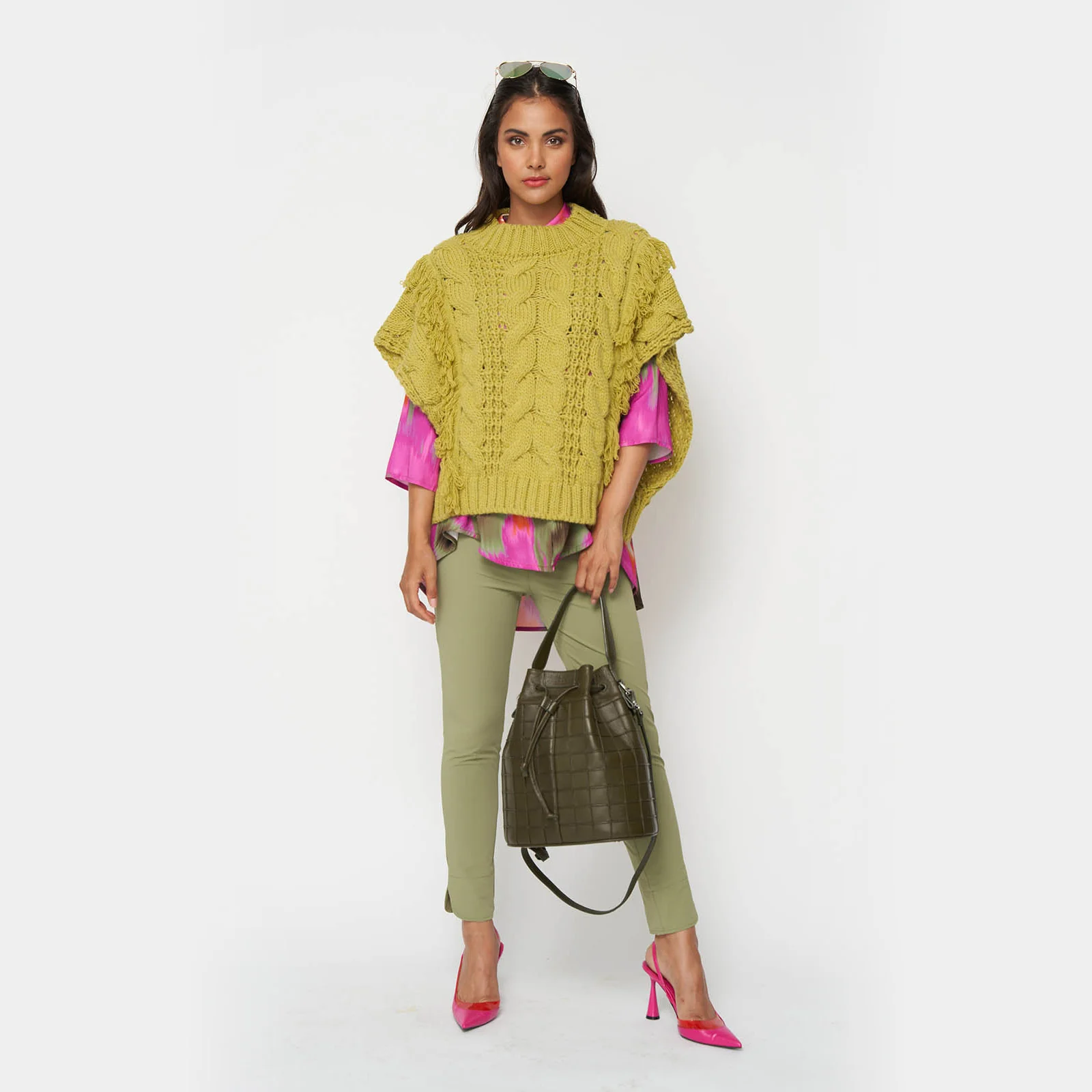 Jet Set Bucket Olive - Image 6