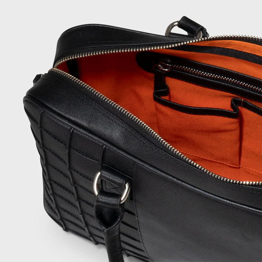 Dignity Briefcase Saffiano Black - Image 5