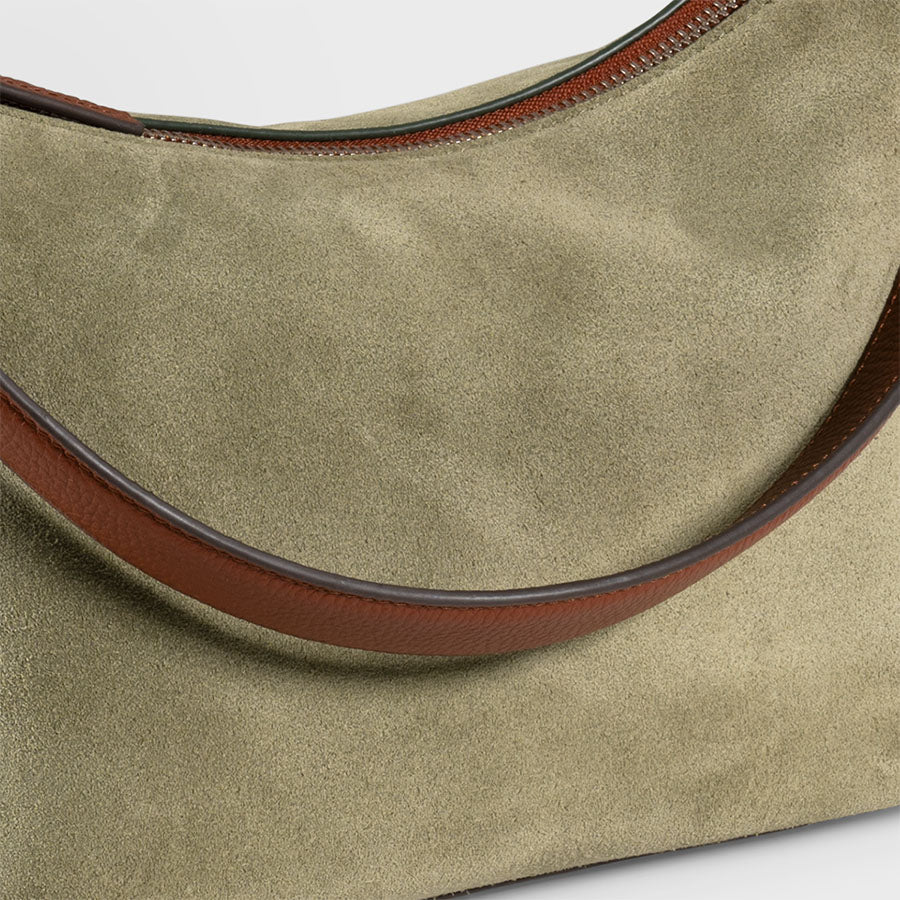 Mini Boho Suede Olive - Image 4