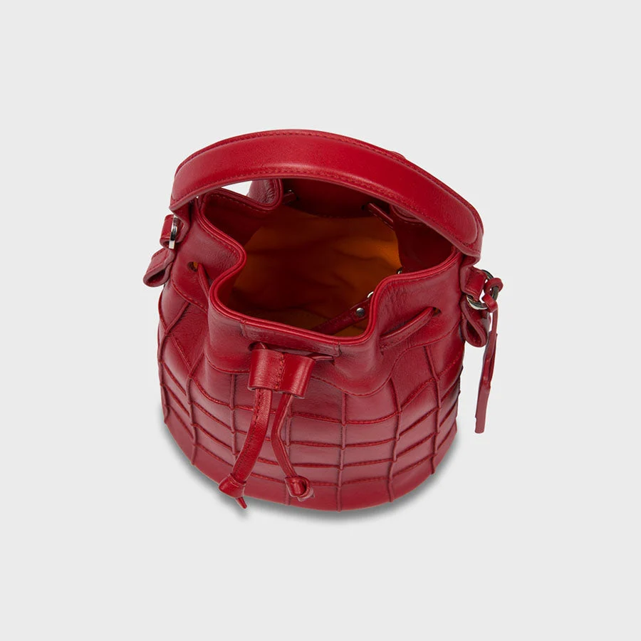 Jet Set Mini Bucket Red - Image 2