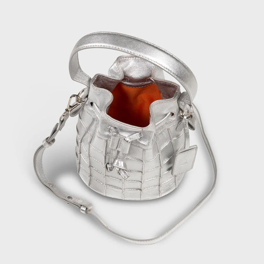 Jet Set Mini Bucket Silver - Image 2