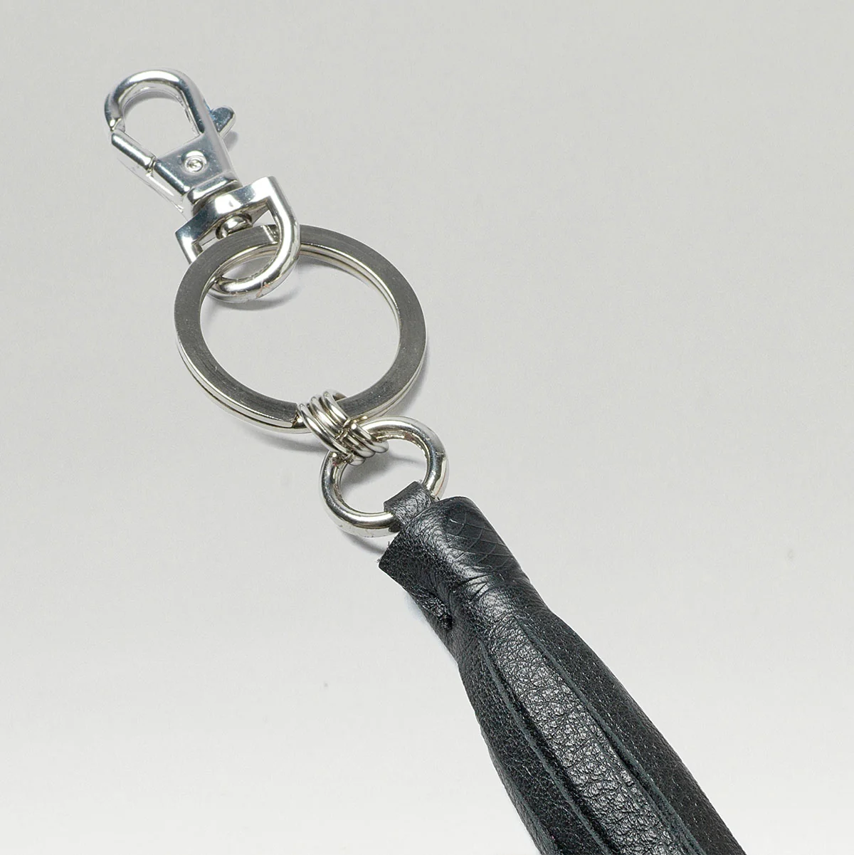 Tassle Key Ring Black - Image 2