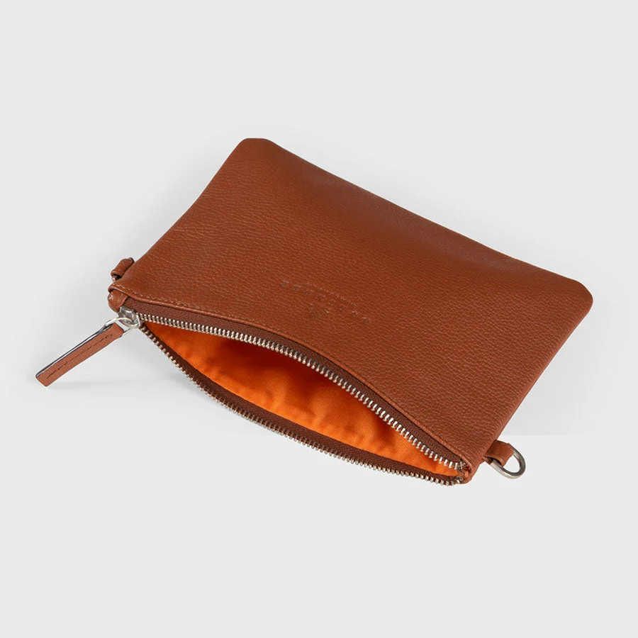 Zipper Pouch Cognac - Image 2