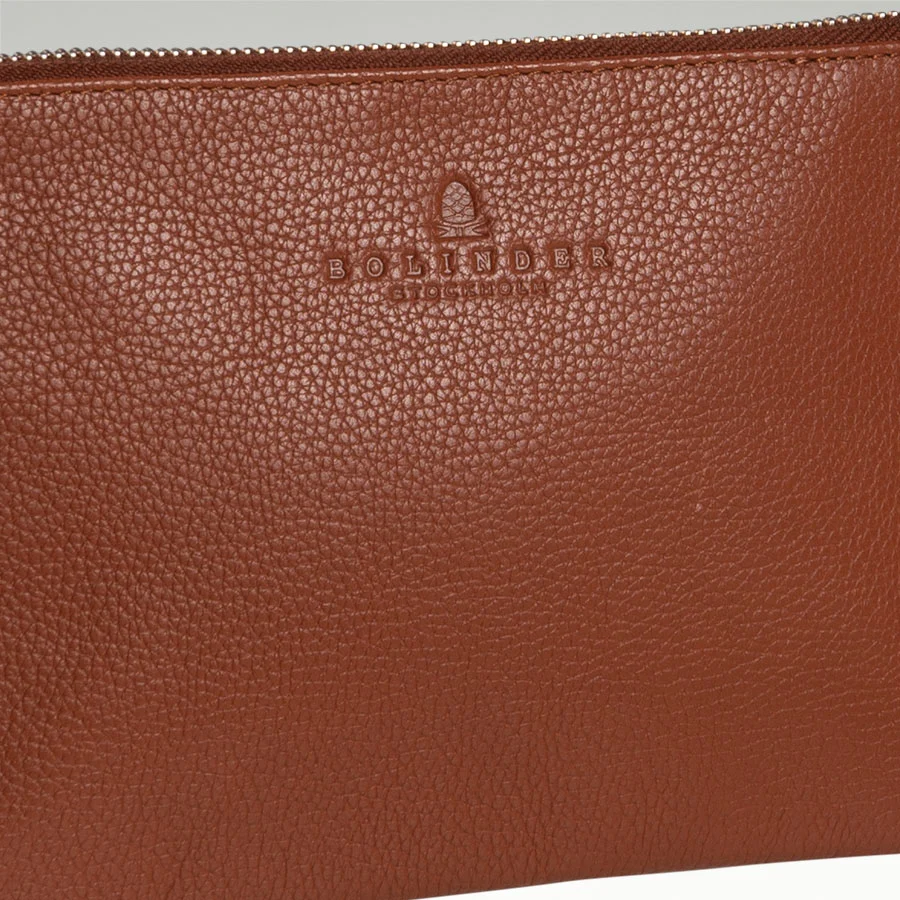 Zipper Pouch Cognac - Image 3